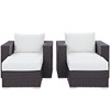 Convene 4 Piece Outdoor Patio Sectional Set / EEI-2202