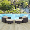 Convene 4 Piece Outdoor Patio Sectional Set / EEI-2202