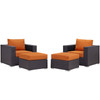 Convene 4 Piece Outdoor Patio Sectional Set / EEI-2202