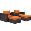 Convene 4 Piece Outdoor Patio Sectional Set / EEI-2202