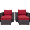 Convene 4 Piece Outdoor Patio Sectional Set / EEI-2202