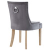 Pose Performance Velvet Dining Chair / EEI-2577