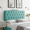 Sophia Tufted Performance Velvet Full/Queen Headboard / MOD-6410