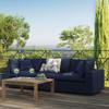 Commix Overstuffed Outdoor Patio Sofa / EEI-5578