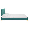 Peyton Performance Velvet Queen Platform Bed / MOD-6595