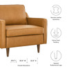 Impart Genuine Leather Armchair / EEI-5555