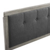 Draper Tufted Fabric and Wood Twin Headboard / MOD-6224