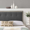 Draper Tufted Fabric and Wood Twin Headboard / MOD-6224