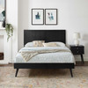 Alana Wood Queen Platform Bed With Splayed Legs / MOD-6379
