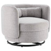 Relish Upholstered Fabric Swivel Chair / EEI-5000