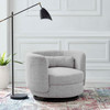 Relish Upholstered Fabric Swivel Chair / EEI-5000