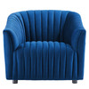 Announce Performance Velvet Channel Tufted Armchair / EEI-5055