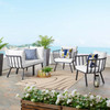 Riverside 4 Piece Outdoor Patio Aluminum Set / EEI-3787