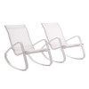 Traveler Rocking Lounge Chair Outdoor Patio Mesh Sling Set of 2 / EEI-3180