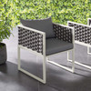 Stance Outdoor Patio Aluminum Dining Armchair / EEI-3053