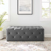 Amour 48" Tufted Button Entryway Performance Velvet Bench / EEI-3768