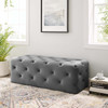 Amour 48" Tufted Button Entryway Performance Velvet Bench / EEI-3768