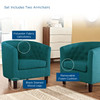 Prospect 2 Piece Upholstered Fabric Armchair Set / EEI-3150