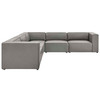 Mingle 5-Piece Vegan Leather Sectional Sofa / EEI-4795