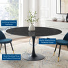 Lippa 60" Round Artificial Marble Dining Table / EEI-4879