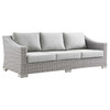 Conway Outdoor Patio Wicker Rattan Sofa / EEI-4842