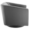 Twist Accent Lounge Performance Velvet Swivel Chair / EEI-3456