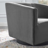 Twist Accent Lounge Performance Velvet Swivel Chair / EEI-3456