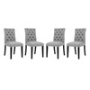 Duchess Fabric Dining Chair Set of 4 / EEI-3475