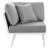 Stance Outdoor Patio Aluminum Corner Chair / EEI-5567