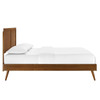 Marlee Full Wood Platform Bed With Splayed Legs / MOD-6628