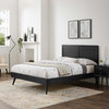 Marlee Full Wood Platform Bed With Splayed Legs / MOD-6628