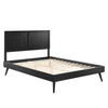 Alana Twin Wood Platform Bed With Splayed Legs / MOD-6621