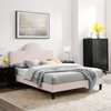 Soleil Performance Velvet Queen Bed / MOD-6518