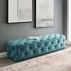 Amour 72" Tufted Button Entryway Performance Velvet Bench / EEI-3772