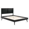 Marlee Wood Queen Platform Bed With Splayed Legs / MOD-6382