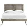 Marlee Wood Queen Platform Bed With Splayed Legs / MOD-6382
