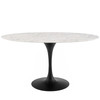 Lippa 60" Oval Artificial Marble Dining Table / EEI-3531