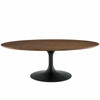 Lippa 48" Oval Wood Grain Coffee Table / EEI-3538