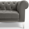 Idyll Tufted Button Upholstered Leather Chesterfield Loveseat / EEI-3442