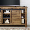 Cheshire 71" Rustic Sliding Door TV Stand / EEI-3489