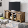 Cheshire 71" Rustic Sliding Door TV Stand / EEI-3489