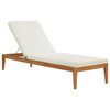 Northlake Outdoor Patio Premium Grade A Teak Wood Chaise Lounge / EEI-3429