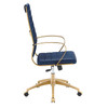 Jive Gold Stainless Steel Highback Office Chair / EEI-3417