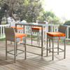 Conduit 5 Piece Outdoor Patio Wicker Rattan Set / EEI-3722