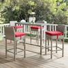 Conduit 5 Piece Outdoor Patio Wicker Rattan Set / EEI-3722