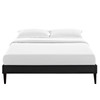 Tessie King Vinyl Bed Frame with Squared Tapered Legs / MOD-5900