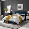 Amira Upholstered Fabric Queen Bed / MOD-6001
