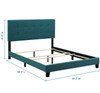 Amira Queen Upholstered Fabric Bed / MOD-6001