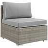 Repose Outdoor Patio Armless Chair / EEI-2958