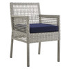 Aura Outdoor Patio Wicker Rattan Dining Armchair / EEI-2920